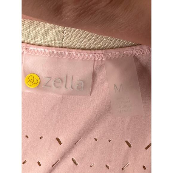 Zella Lt. Pink Athletic Racerback Lightweight Tank Women's Size M - Picture 10 of 12